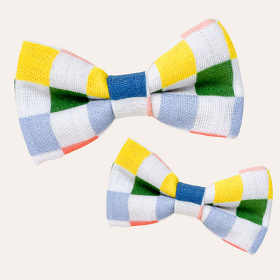 Gauze colorful puffy bows