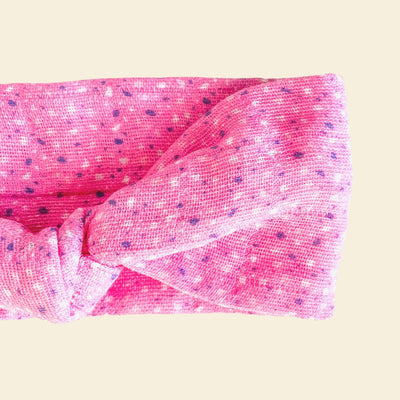 Pink terrazzo print scarf